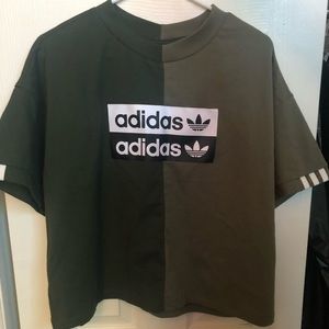 Adidas crop tee